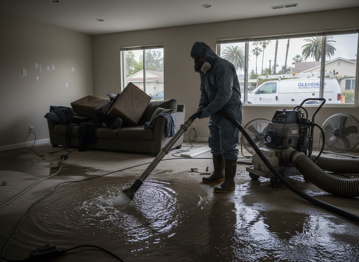 Emergency Water Damage Restoration in Glendale, AZ